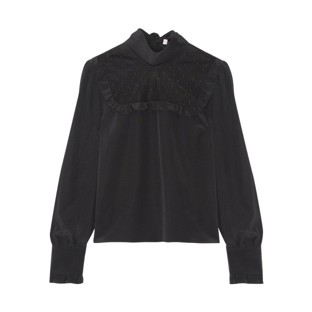 Red Valentino 100% silk black lace top (EU 46) - Picture 5 of 5